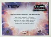 Silver Parallel 17 Love And Thunder UD 2023 Back