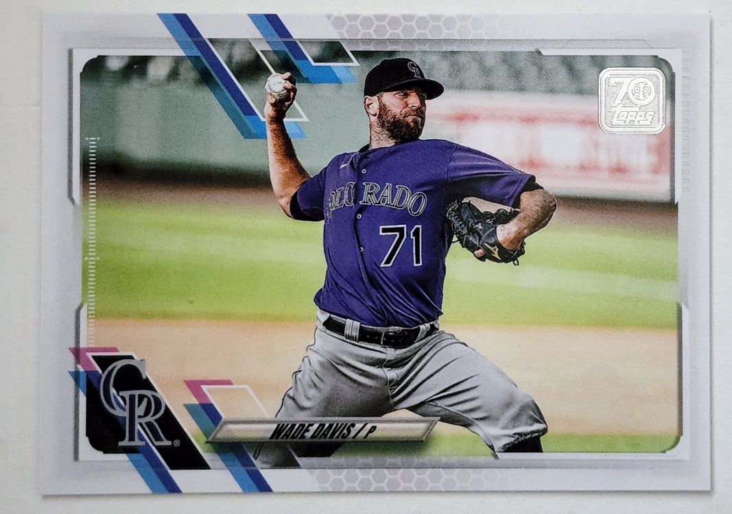 Wade Davis Topps 2021 Card #206