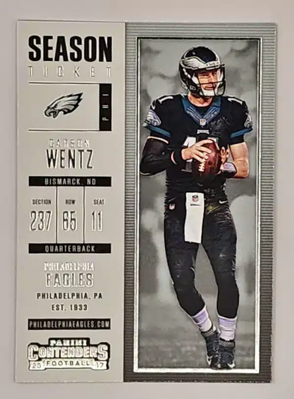 Carson Wentz Panini Contenders 2017 #83