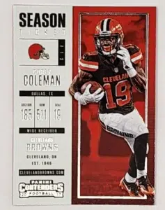 Panini Contenders 2017 Browns-Coleman #43