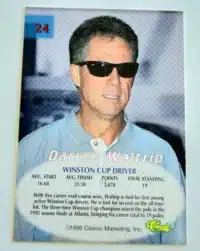 Darrell Waltrip Classic 1996 Card # 24 back