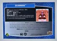 Deadman Upper Deck 2023-24 #11 back