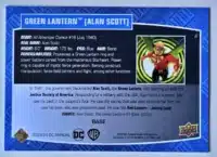 Green Lantern Alan Scott UD 2023-24 #6 Back
