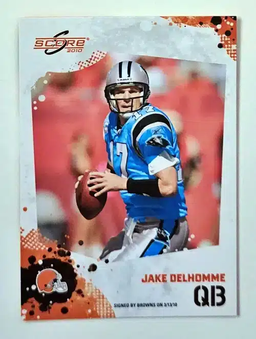 Score 2010 Cleveland Browns Singles-Jake Delhomme #66