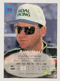 Rick Mast Classic 1996 Card #38 Back