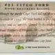 21 Citgo Ford Classic 1996 Card #35 Back