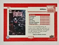 Knull Marvel Annual 2020-21 Upper Deck #70 Back
