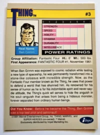 Thing Impel Marketing 1991 #3 Back