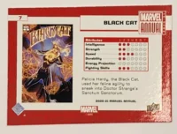 Black Cat Marvel Annual 2020 Variant Tier 2 Card #7 Back