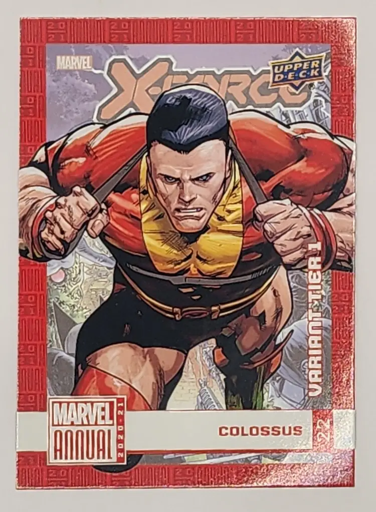 Colossus Marvel Annual 2020-21 Variant Tier 1 card #22