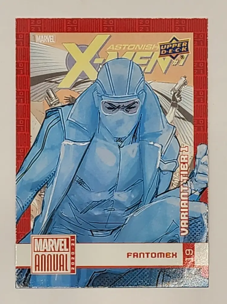 Fantomex Marvel Annual 2020-21 Variant Tier 1 card #19
