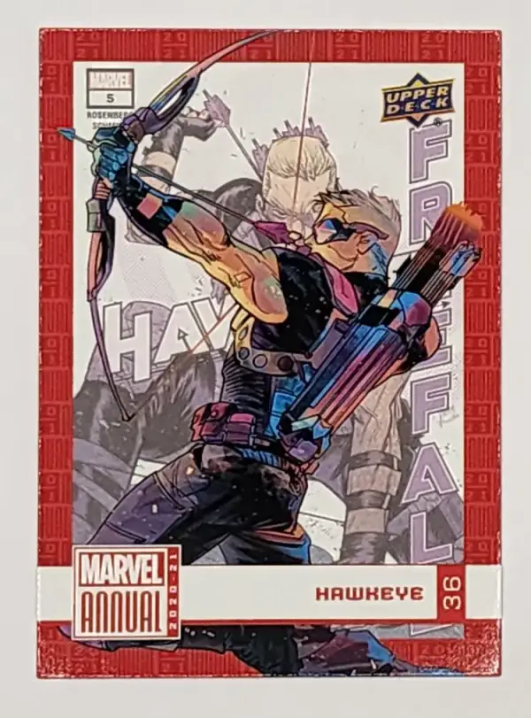 Hawkeye Marvel Annual 2020-21 Upper Deck #36