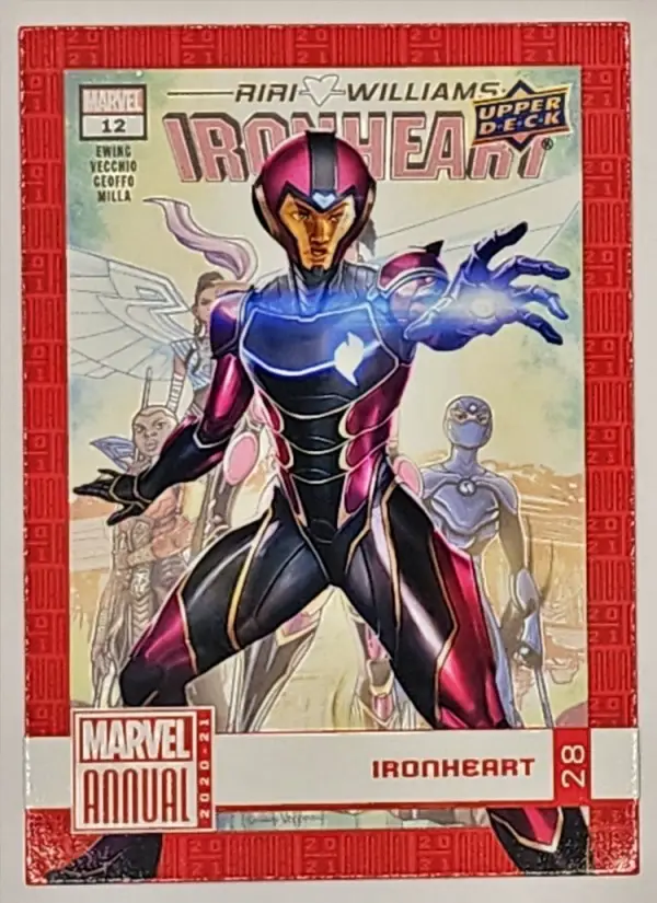 Ironheart Marvel Annual 2020-21 Upper Deck #28