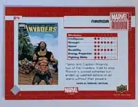 Namor Marvel Annual 2020-21 card #24 Back