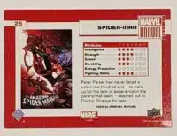 Spider-Man Marvel Annual 2020-21 card #25 Back