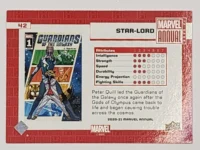 Star-Lord Marvel Annual 2020-21 card #42Back