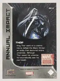 Marvel Annual Impact 2020-21 Thor Back
