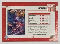 Angela Marvel Annual 2020-21 Card #67 Back