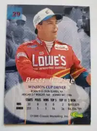 Brett Bodine Classic 1996 Card #29 Back