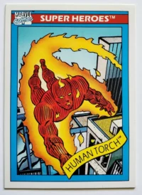 Human Torch Marvel 1990 Card #33