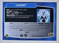 Livewire Upper Deck 2023-24 Card #40 Back