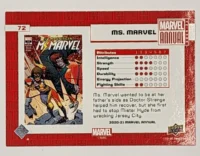 Ms Marvel Marvel Annual 2020-21 Card #72 back