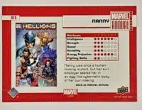 Nanny Marvel Annual 2020-21 Card #61 back