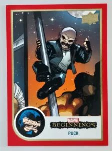 Puck Marvel Beginnings 2022 #105 Red Border