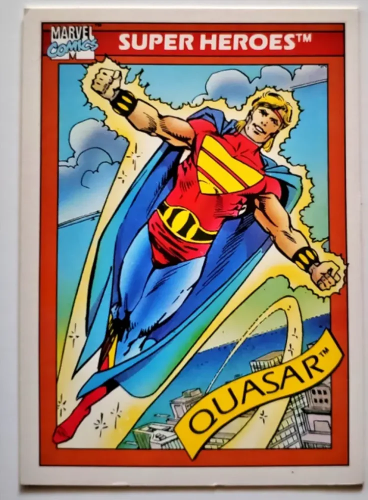 Quasar Marvel 1990 Card #15