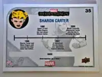 Sharon Carter Marvel Beginnings 2022 #35 Back