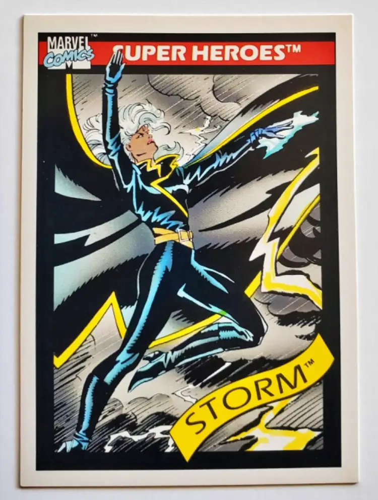 Storm Marvel 1990 Card #24