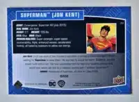 Superman Jon Kent Upper Deck 2023-24 Card #38 Back