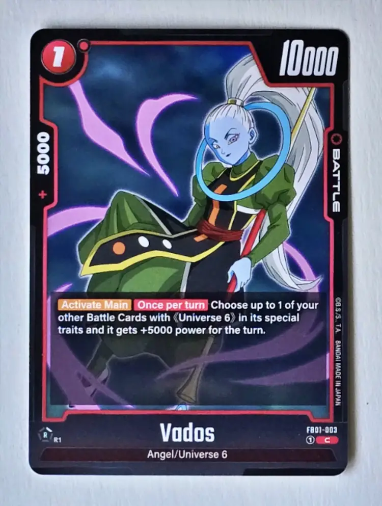 Vados Dragon Ball Fusion World 2024 Card #FB01-003
