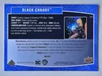 Black Canary Upper Deck 2023-24 #59 DC Comic Card back