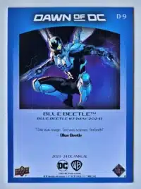 Blue Beetle Dawn of DC UD 2023 #D-9 Back