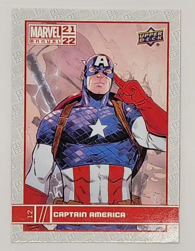 Captain America Upper Deck 2021 Card #12