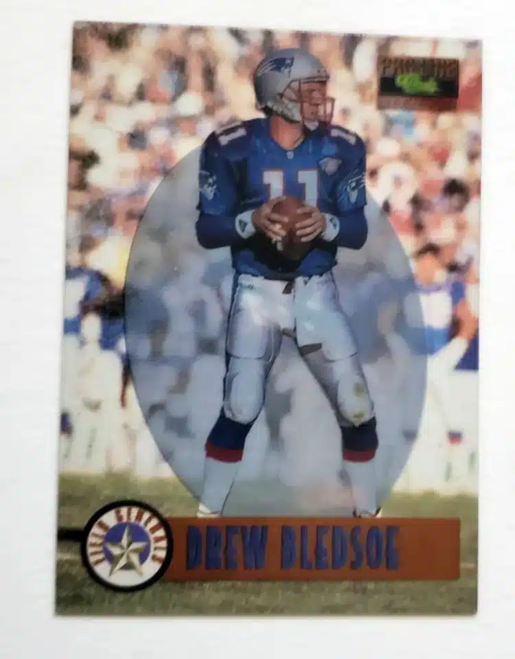 drew-bledsoe classic-1995-g8 Drew Bledsoe Classic Pro Line Card #G8 Limited