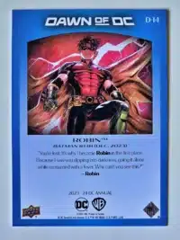 Robin Dawn of DC UD 2023 #D-14