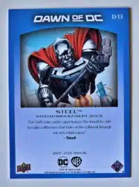 Steel Dawn of DC UD 2023 #D-13 Back