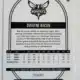 Hoops 2020 Panini Charlotte Hornets-Dwayne Bacon back