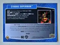 Cyborg Superman Upper Deck 2023-24 #64 Back