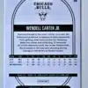 Hoops 2020 Panini Chicago Bulls-Wendell Carter Jr. back