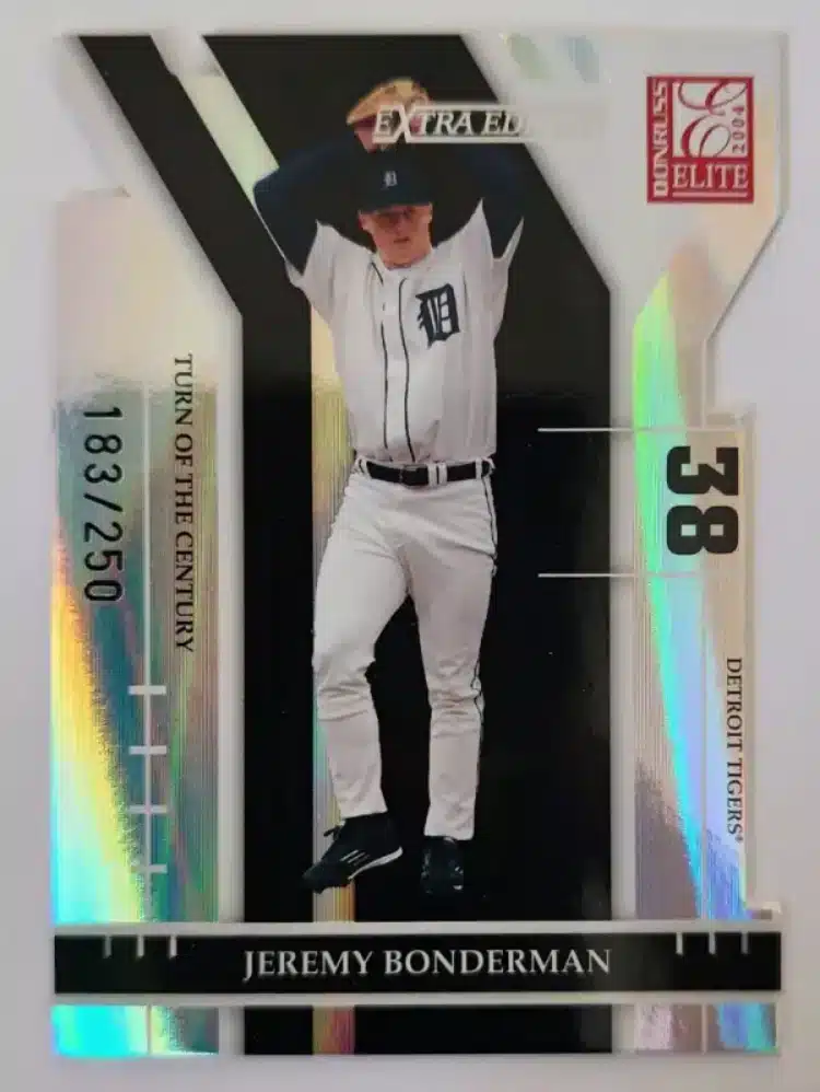 Jeremy Bonderman Donruss Elite 2004 Card# 183 of 250