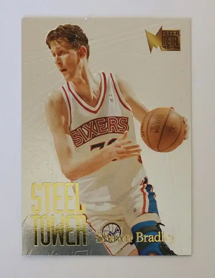 Shawn Bradley Fleer Metal 1991 Card #1 of 10