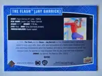 The Flash Jay Garrick Upper Deck 2023-24 Card #79 back