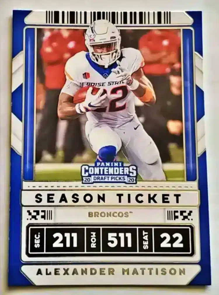Alexander Mattison Panini Contenders Draft Picks 2020 Card#4
