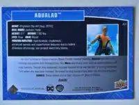 Aqualad Upper Deck 2023-24 #83 DC Comic Card Back