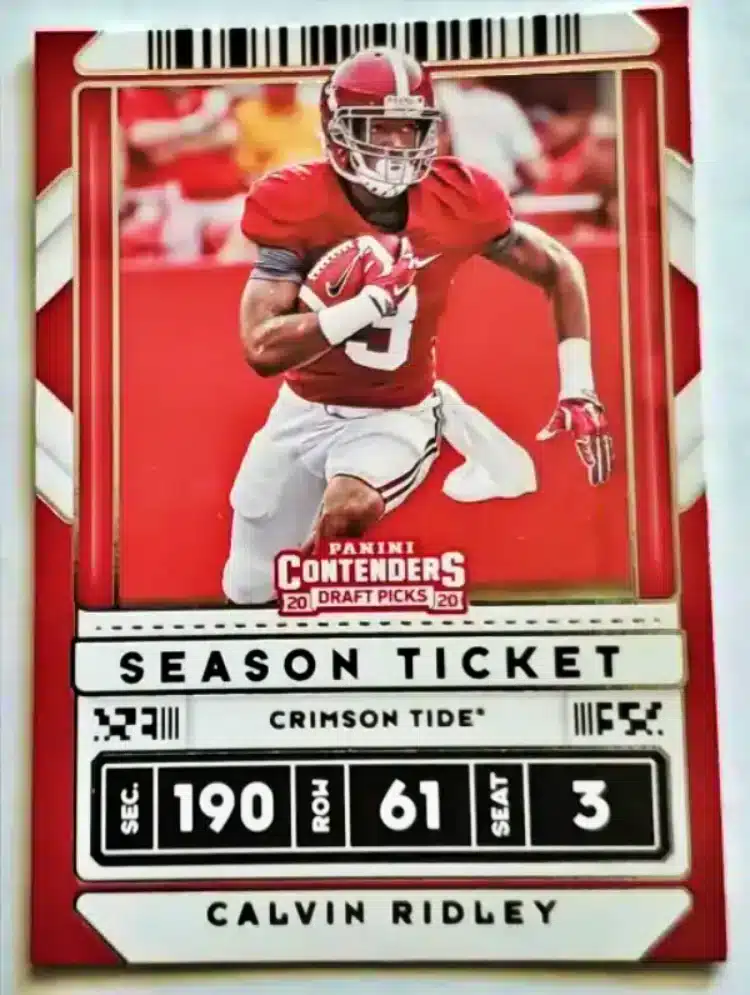 Calvin Ridley Panini Contenders Draft Picks 2020 Card#12