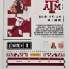 Christian Kirk Panini Contenders Draft Picks 2020 #16 Back