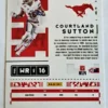 Courtland Sutton Panini Contenders Draft Picks 2020 #19 Back